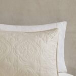 Oakley 3 Piece King Bedspread Set - Cream - Image 3
