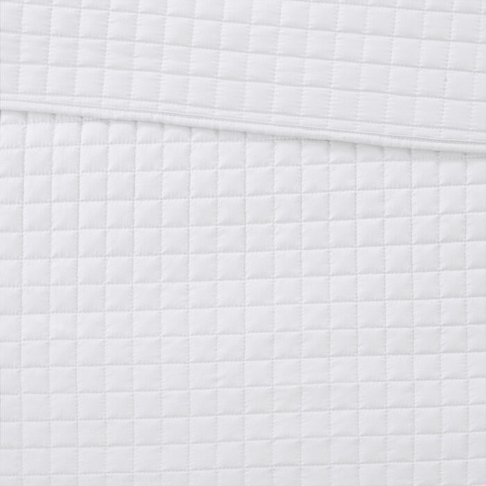 Otto 3 Piece White Reversible Quilted Coverlet Set - Image 4