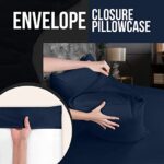 Pegasus Home Fashions Ez Dreams Microfiber Pillow, Queen, 2-Pack - Image 3