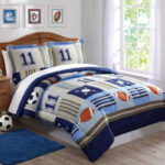 Kids Denim and Khaki Sports Twin XL 2-Piece Comforter Set