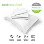 Silvadur 800TC Antimicrobial Luxurious Sateen Weave Sheet Set (King) - Image 2
