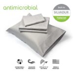 Silvadur 800TC Antimicrobial Luxurious Sateen Weave Sheet Set (Queen) - Image 2