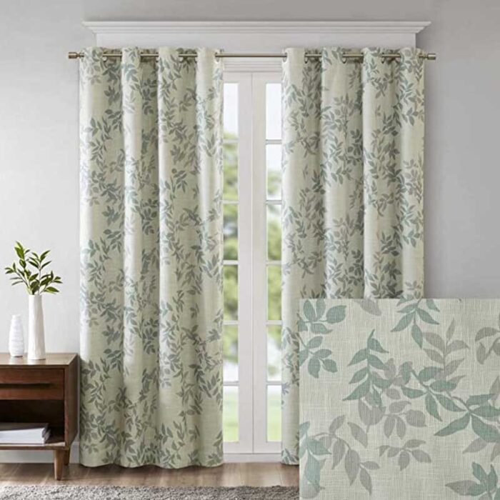 Julie Printed Botanical Print Blackout Panel - Image 2