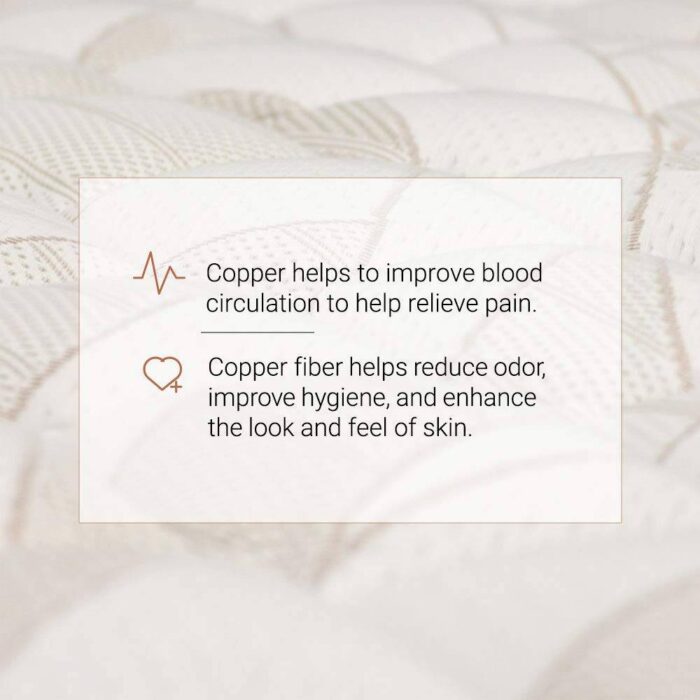 Sleep Ezz Copper Infused Knit Mattress Pad (Queen) - Image 3