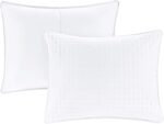 Otto 3 Piece White Reversible Quilted Coverlet Set - Image 7