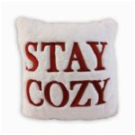 Stay Cozy Sherpa Throw Pillow