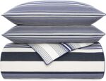Tommy Hilfiger Island Stripe Navy Duvet Set (King) - Image 2