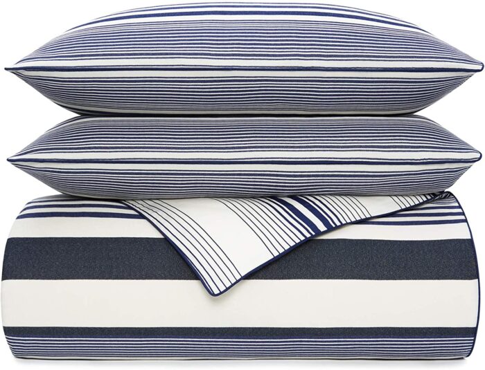 Tommy Hilfiger Island Stripe Navy Duvet Set (King) - Image 2