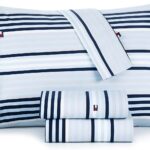 Tommy Hilfiger Ocean Stripe Twin XL Sheet Set