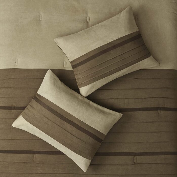 Palmer Faux Suede 7 Piece Comforter Set - Image 3