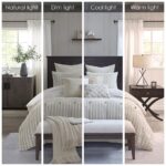 Essence Oversized Cotton Clipped Jacquard 9 Piece King Comforter Set (Ivory) - Image 13