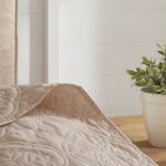 Oakley 3 Piece Queen Reversible Bedspread Set - Khaki - Image 4