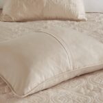 Oakley 3 Piece Queen Reversible Bedspread Set - Khaki - Image 6