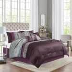 Madison Park Amherst comforter set in purple