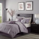 Madison Park Biloxi comforter set in purple