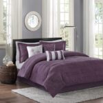 Madison Park Hampton comforter set in purple