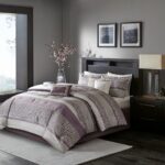 Madison Park Rhapsody comforter set in purple