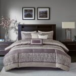 Rhapsody 7 Piece Jacquard Comforter Set - Image 2