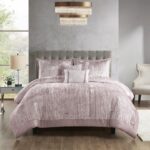 Lee 5 Piece Crinkle Velvet Comforter Set - Image 2