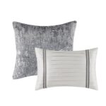 Lee 5 Piece Crinkle Velvet Comforter Set - Image 15