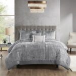 Lee 5 Piece Crinkle Velvet Comforter Set - Image 2