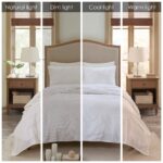 Bahari 3 Piece Tufted Cotton Chenille Palm Comforter Set - Image 10