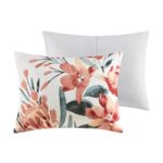 Dahlia 3 Piece Floral Cotton Comforter Set - Image 12