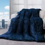 Sherpa Faux Fur Weighted Blanket (15lb)