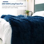 Sherpa Faux Fur Weighted Blanket (15lb) - Image 2