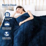 Sherpa Faux Fur Weighted Blanket (15lb) - Image 4