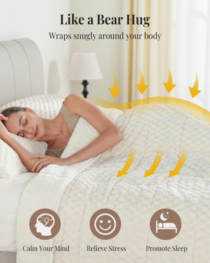 Sherpa Weighted Blanket (15lb) - Image 4