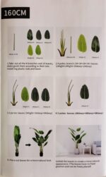 Faux Botanical - Bird of Paradise Plant - 5.2Ft (62 inches) - Image 11